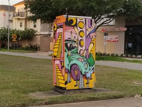 painted electrical boxes houston|Mini Murals Houston.